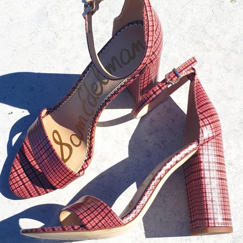 NEW Sam Edelman YARO Block Heeled Sandals